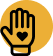 Icon of a helping hand