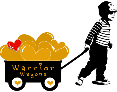 Rendering of Drew pulling his Wagon